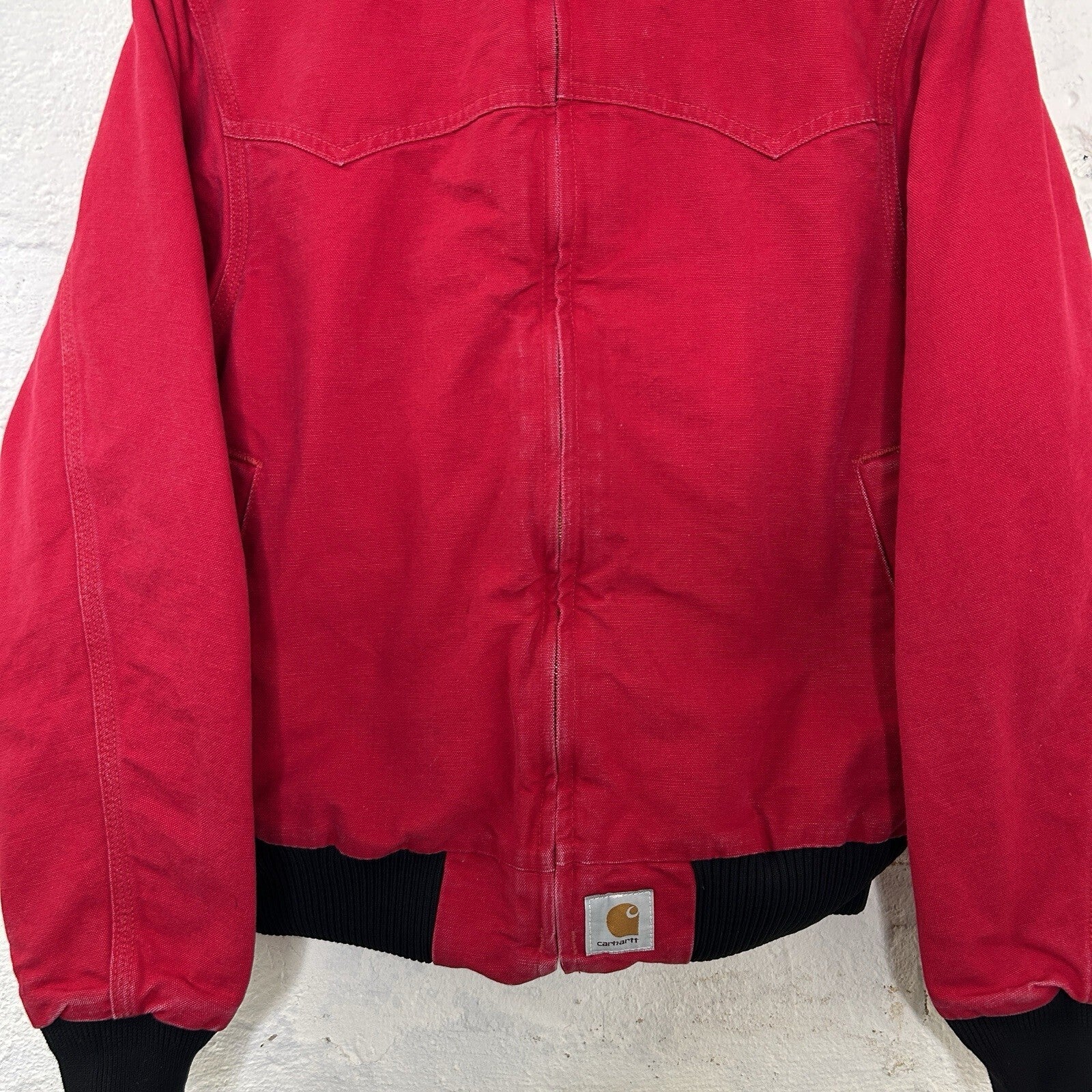 Vintage Carhartt Quilted Santa Fe Jacket “Red” J13RED/JQ2100 Men’s Medium