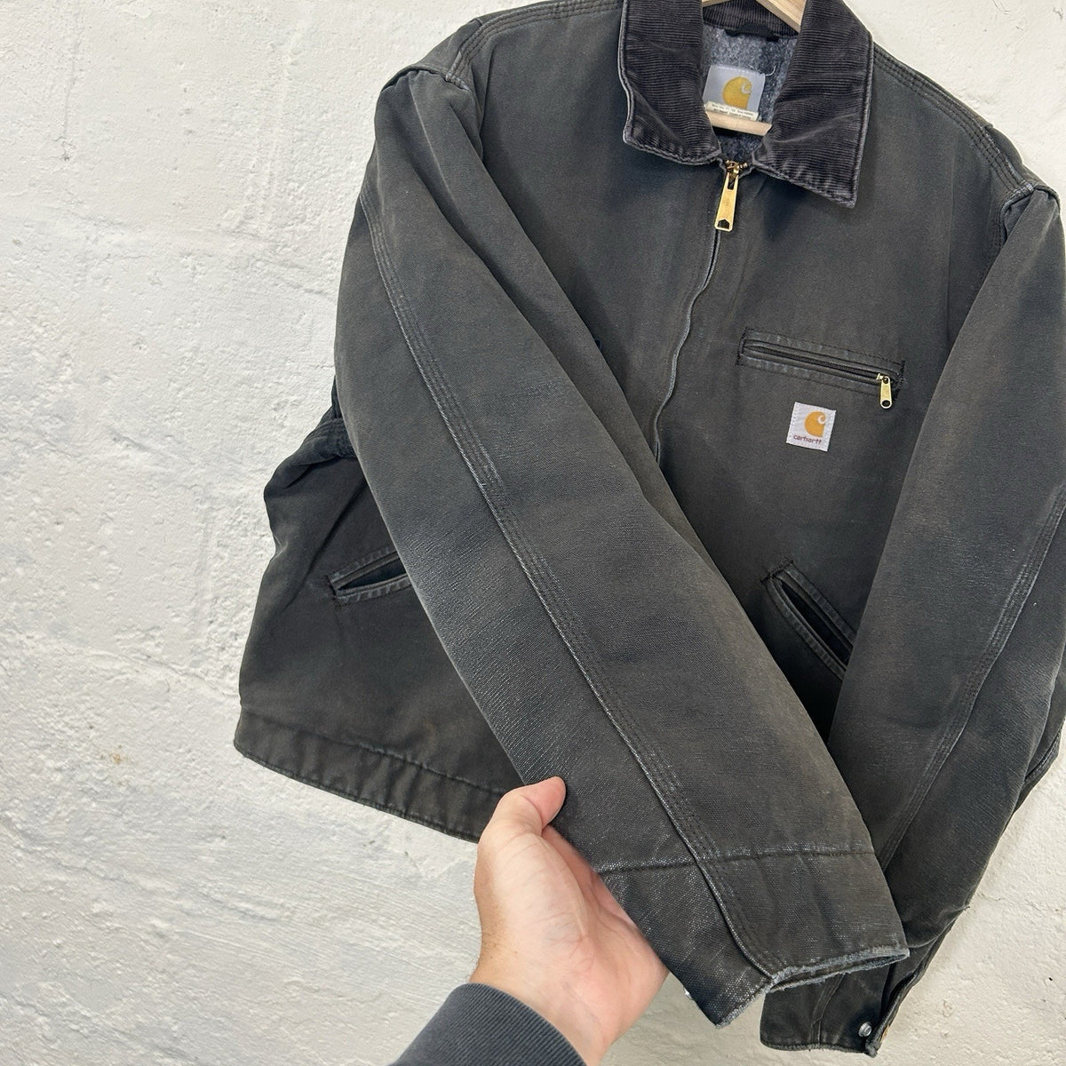 Vintage Carhartt Blanket-Lined Detroit Jacket “Black” J01