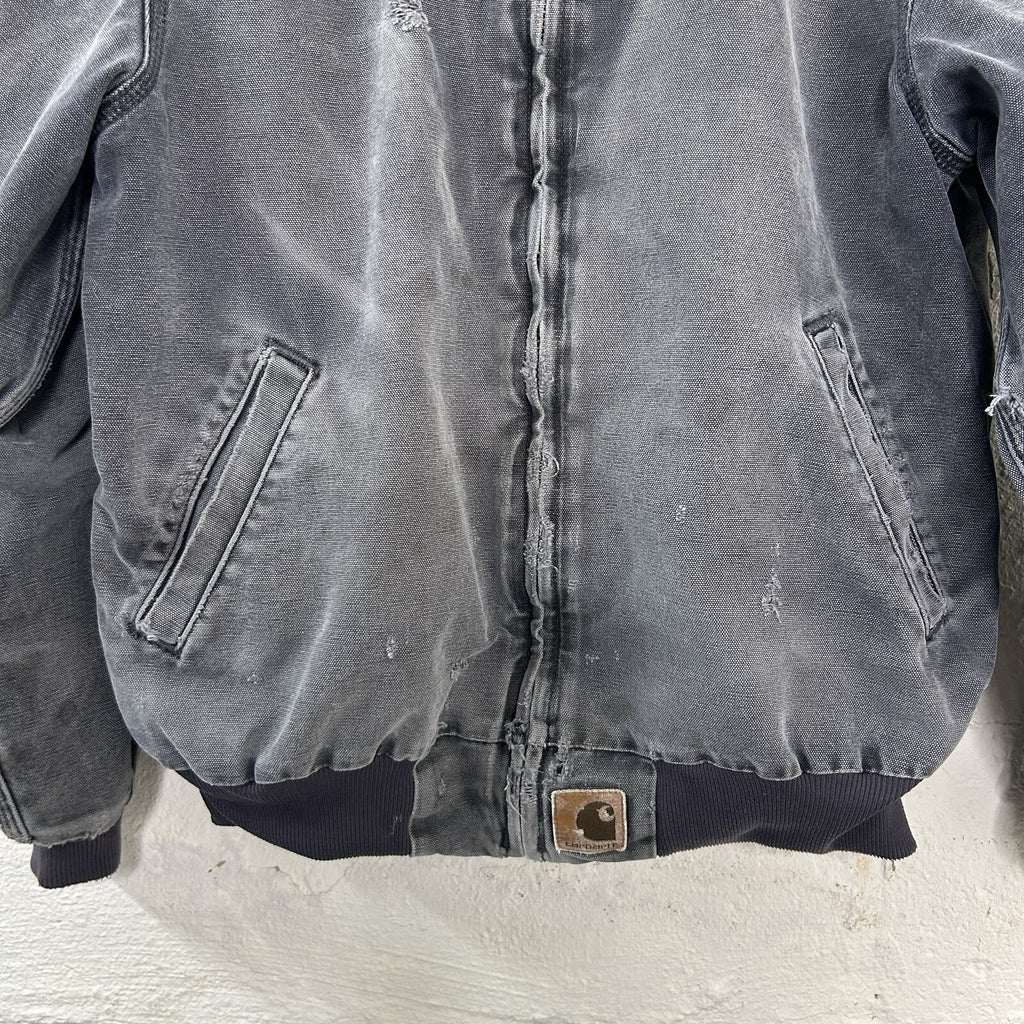 Vintage Carhartt Mesh-Lined Santa Fe Bomber Jacket “Petrol” J102 PTL Men’s Small