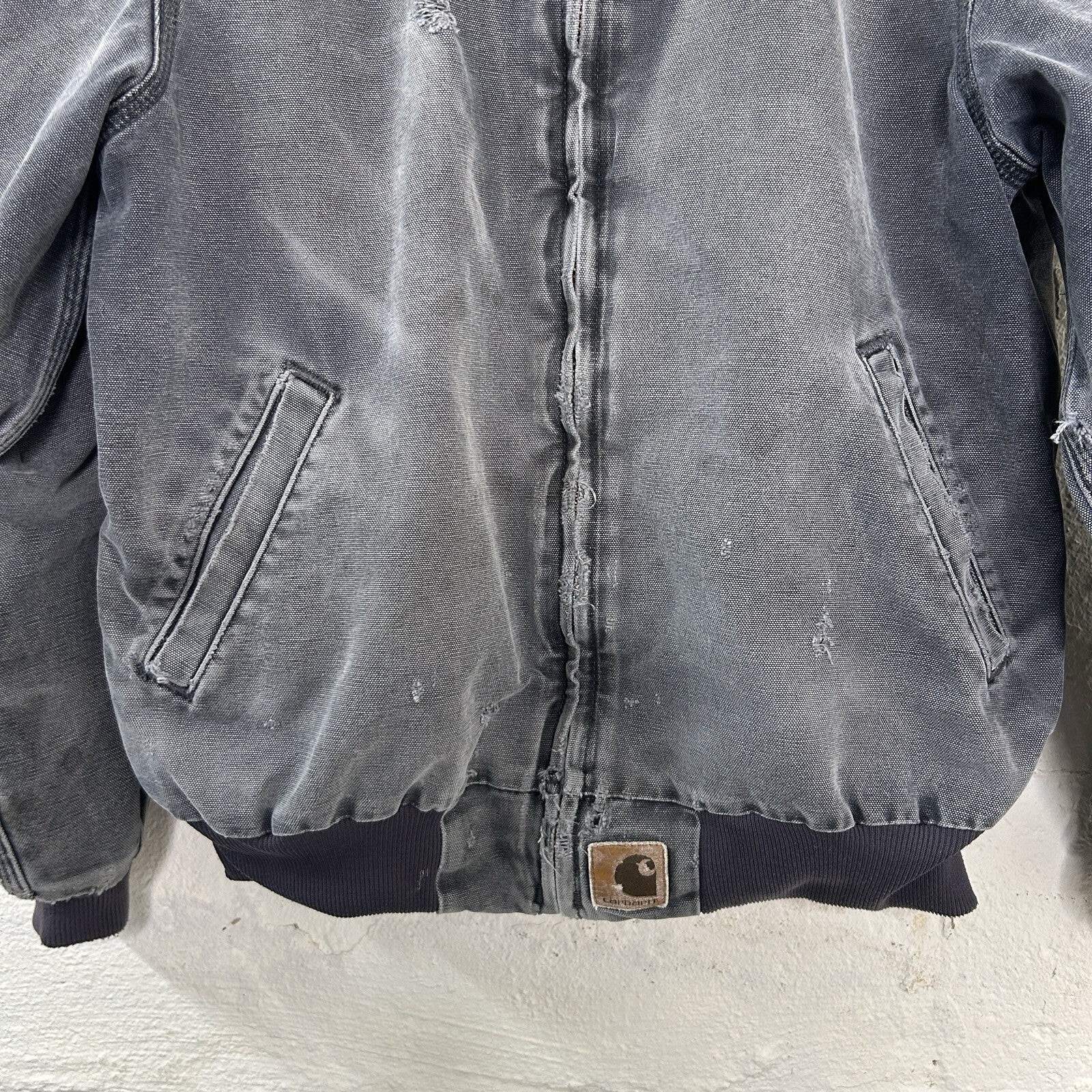 Vintage Carhartt Mesh-Lined Santa Fe Bomber Jacket “Petrol” J102 PTL Men’s Small