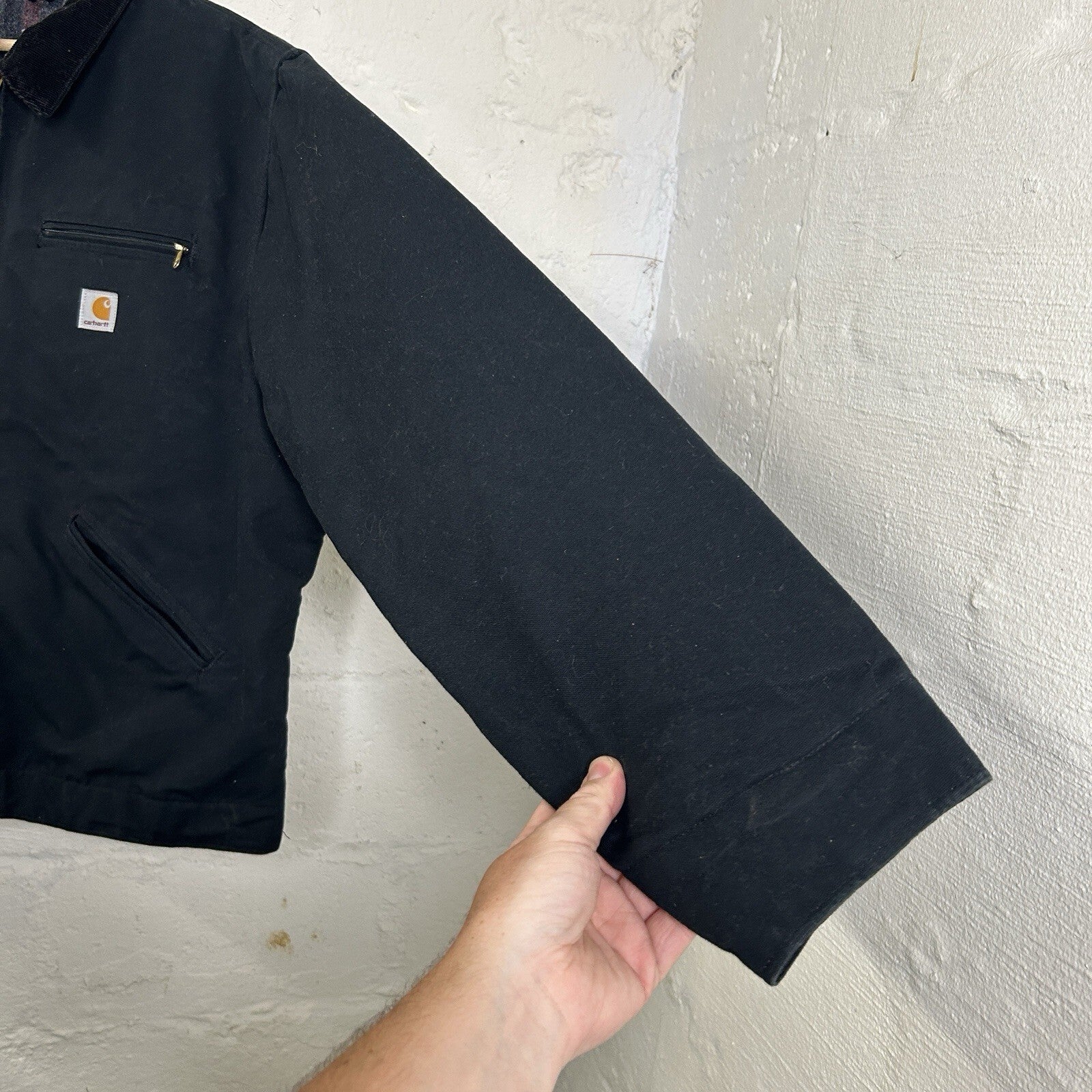 Vintage Carhartt Blanket-Lined Detroit Jacket “Black” J01 BLK Men’s X-Large