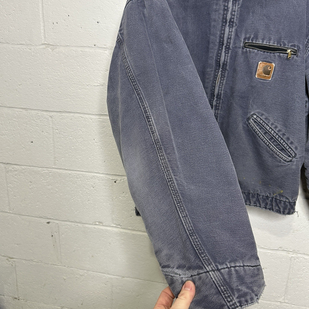 Vintage Carhartt Blanket-Lined Detroit Jacket “Petrol” J64 PTL Men’s X-Large