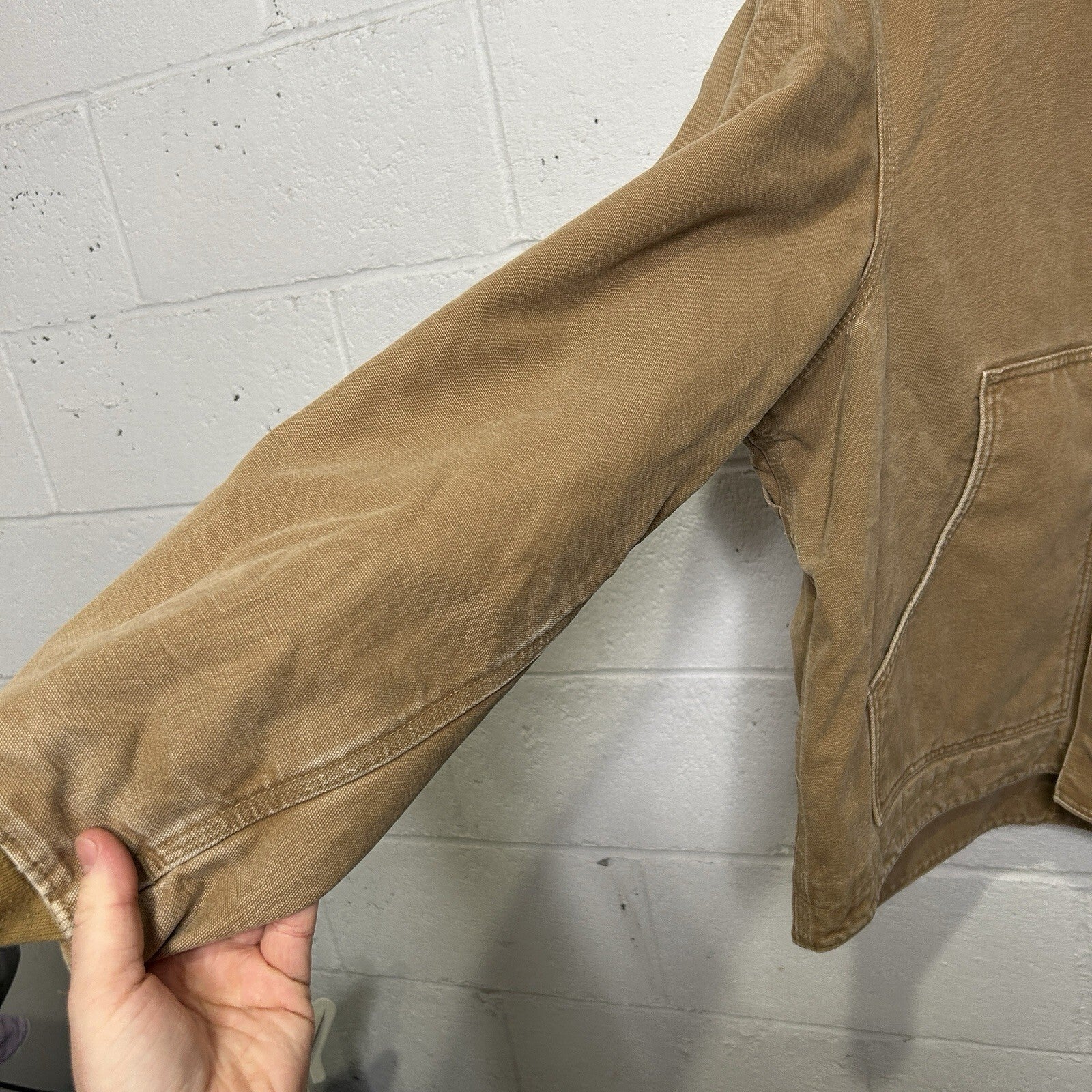 Vintage Carhartt Sherpa-Lined Dearborn Jacket “Camel/Brown” J164 CML Men’s XL