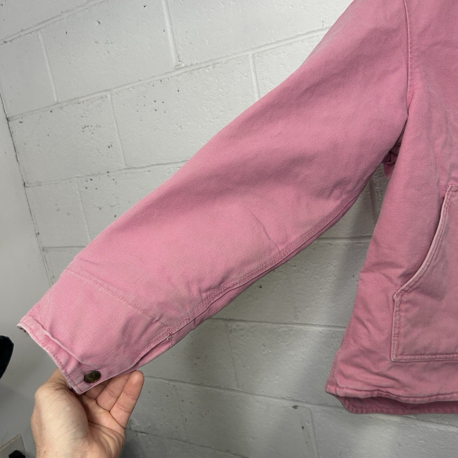 Vintage Carhartt Sherpa-Lined Canyon Jacket “Pink Rose” WJ022 PKR Women’s XL