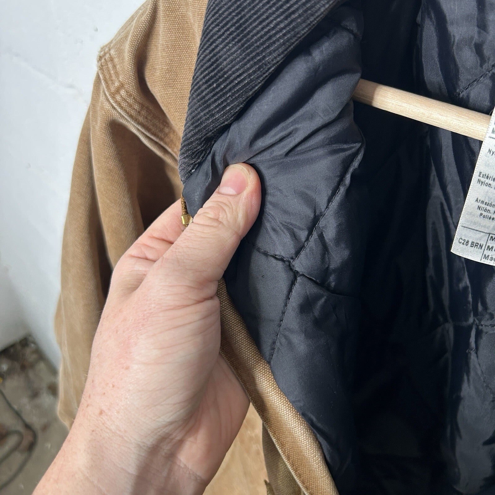 Vintage Carhartt Quilted Artic Jacket “Brown” C26 BRN Men’s Medium