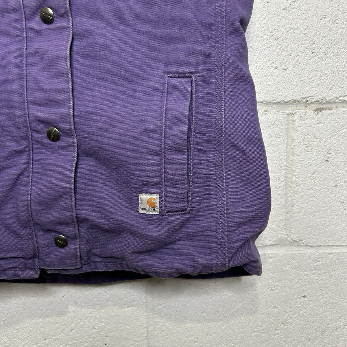 Carhartt Sherpa-Lined Berkley Hooded Vest “Grape/Purple”