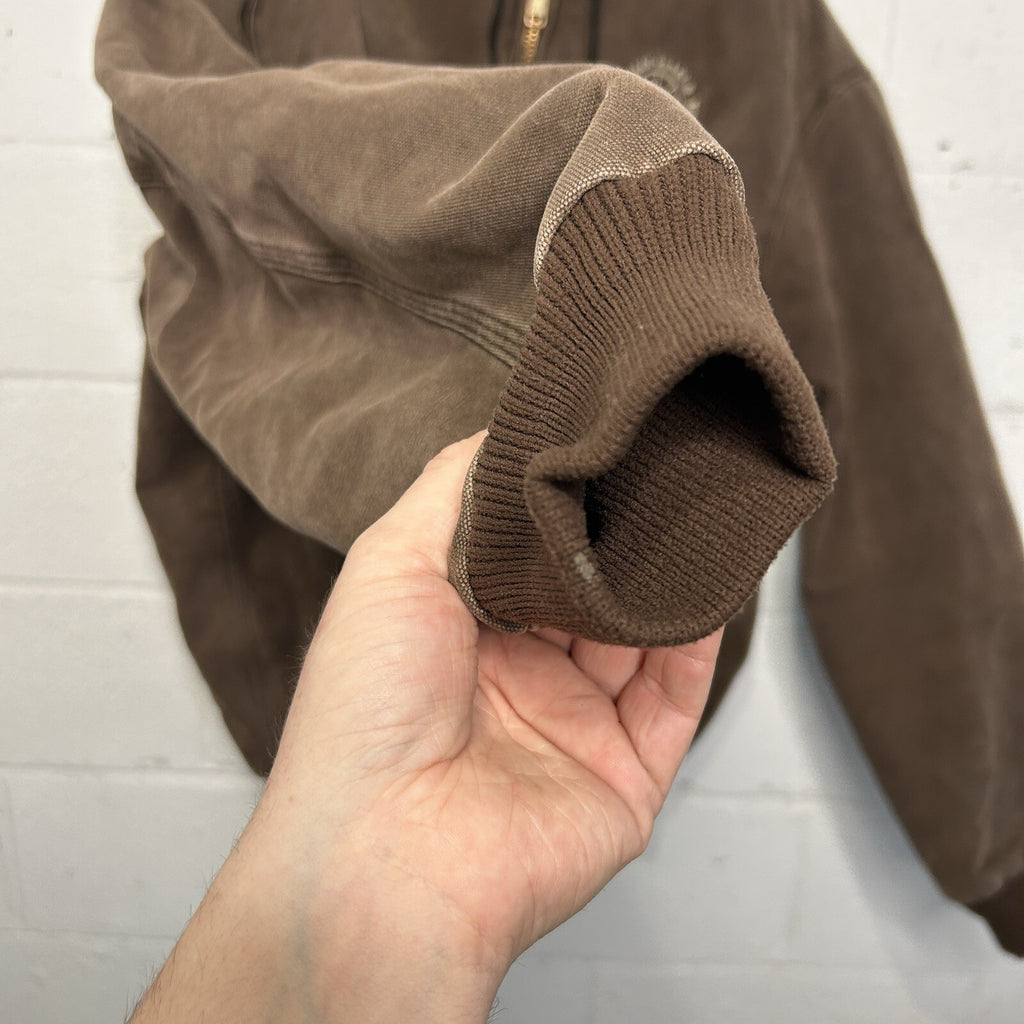 Vintage Carhartt Quilted Hooded Active Jacket “Chestnut” J68 CHT Men’s X-Large