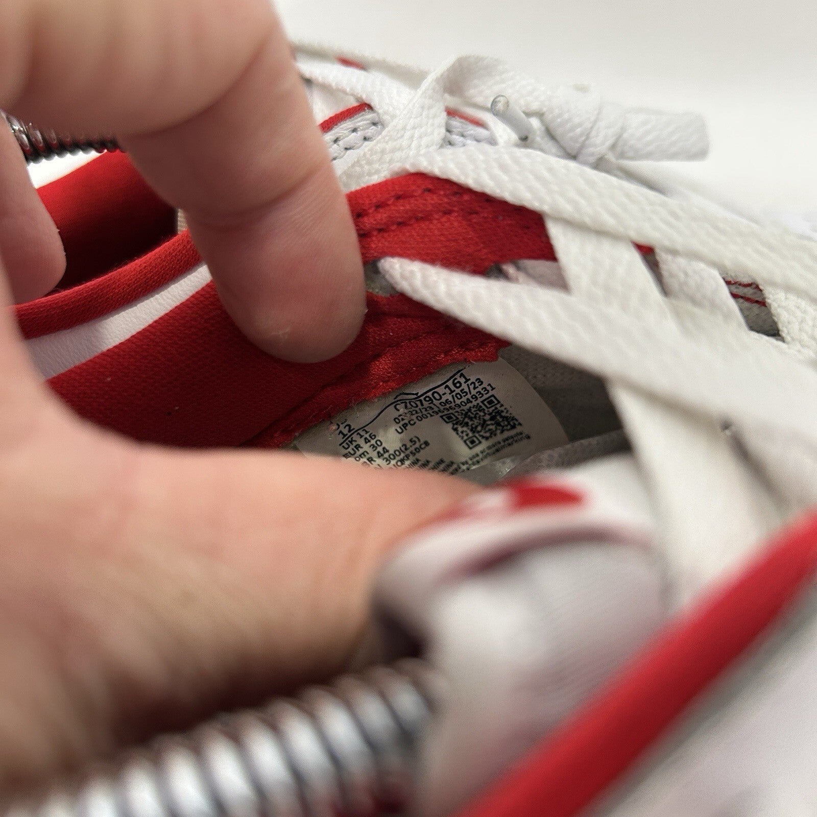 Nike Air Jordan 1 Retro Low OG “University Red White” CZ0790-161 Men's 12 Worn