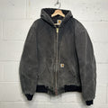Vintage Carhartt Quilted Hooded Active Jacket “Black” J140 BLK Men’s Medium