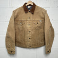 Vintage 100 Year Carhartt Blanket-Lined Trucker Jacket “Tan"