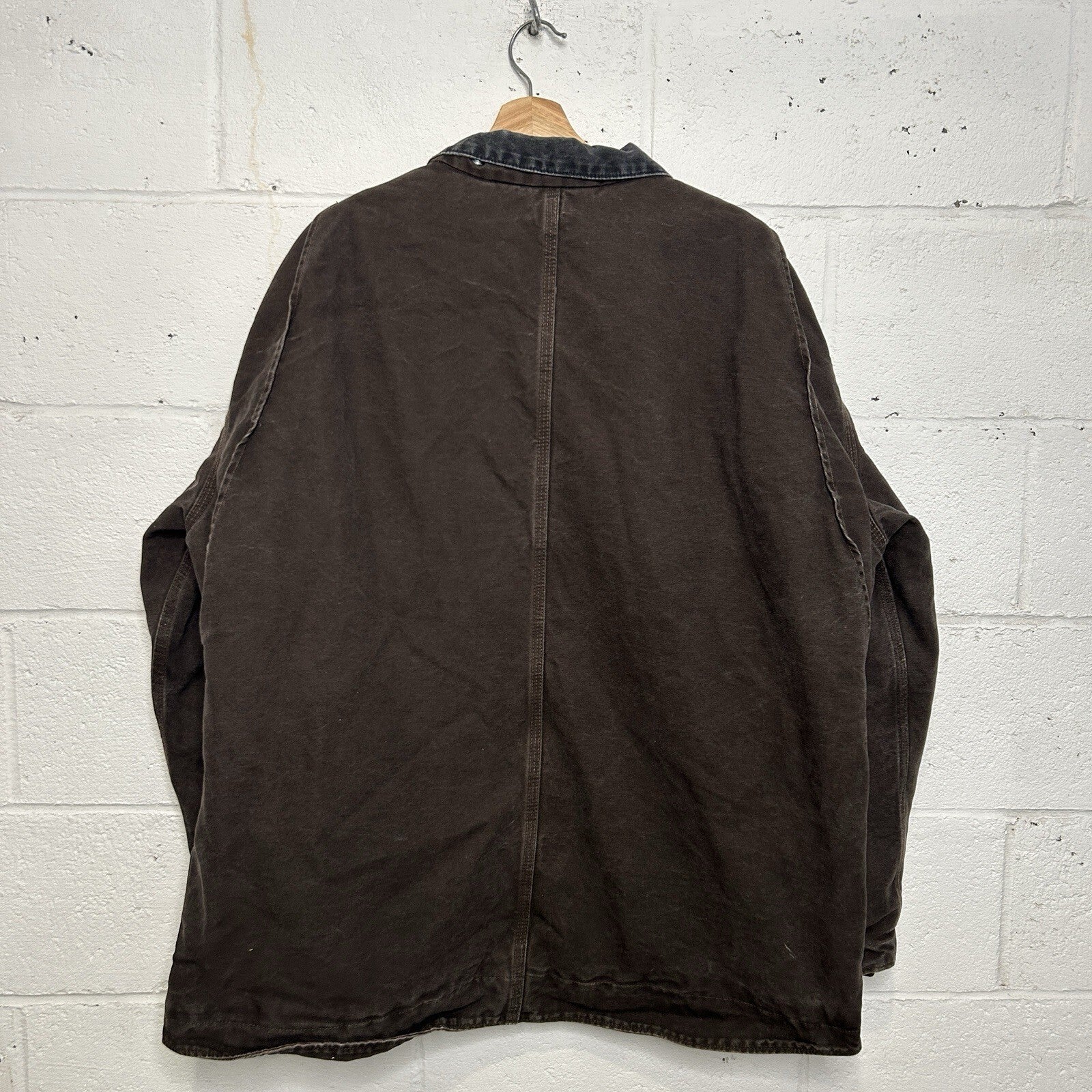 Vintage Carhartt Sherpa-Lined Ridge Jacket “Dark Brown” C61 DKB Men’s X-Large