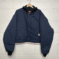 Vintage Carhartt Coverall Cropped Jacket “Navy” Detroit Style