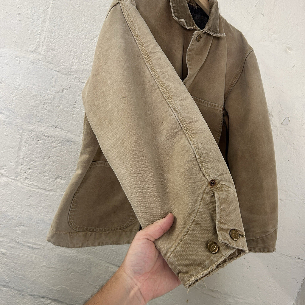 Vintage 60s Carhartt Troy Woolen Mills Blanketed Big C Chore Coat Men’s Medium
