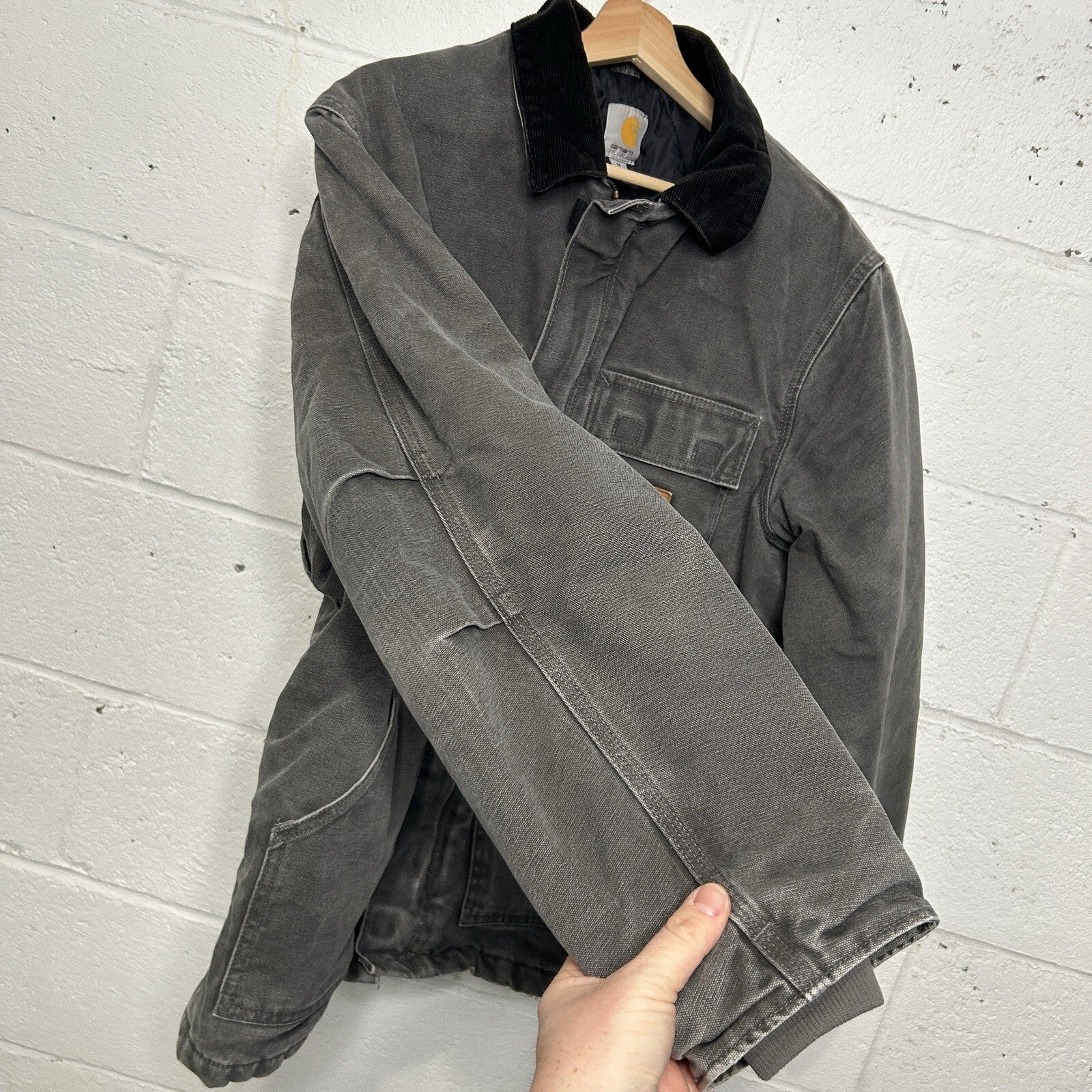Vintage Carhartt Quilted Artic Jacket “Gravel Grey” C26 GVL Men’s Medium