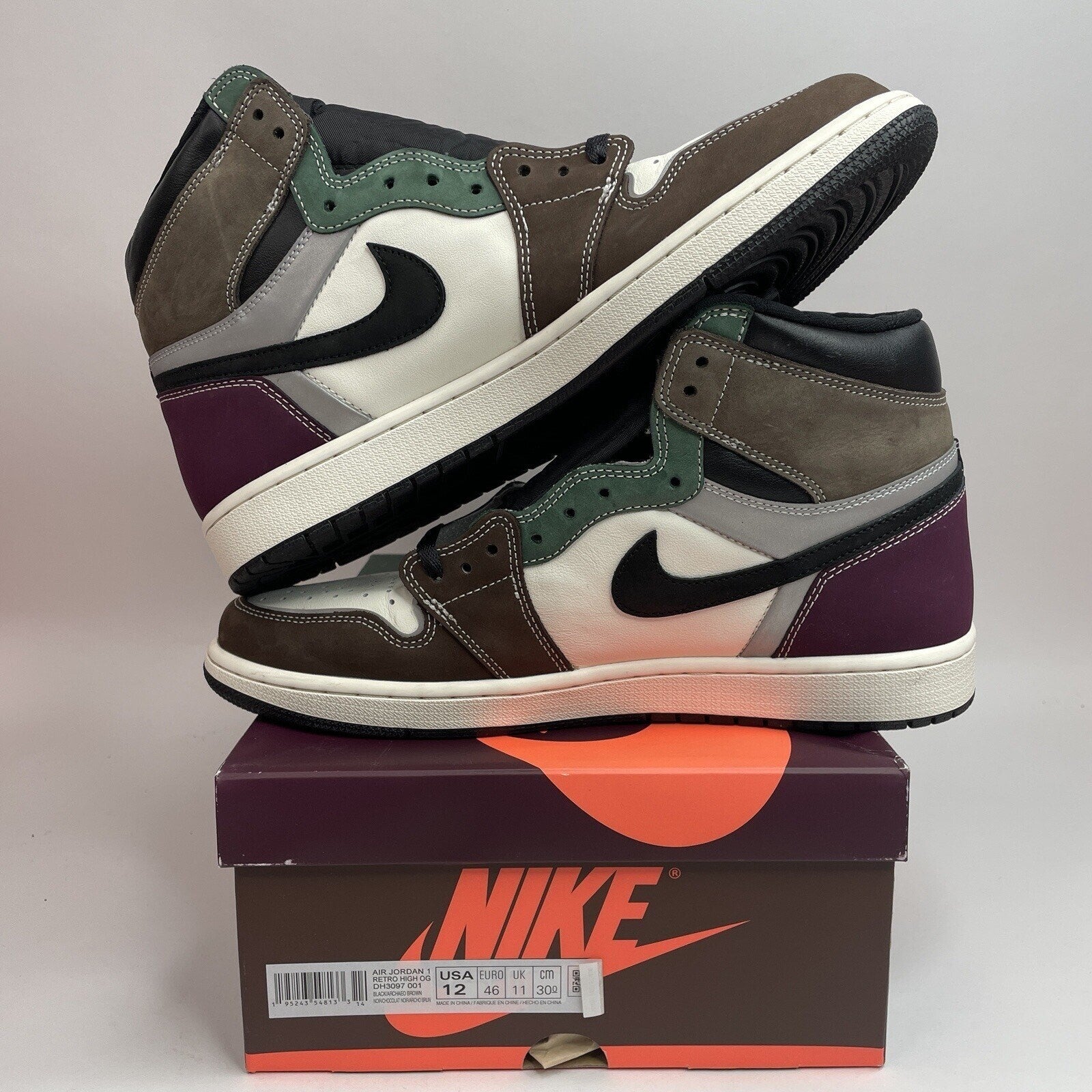 Nike Air Jordan 1 Retro High OG “Hand Crafted” Men's Size 12 DH3097-001 Worn