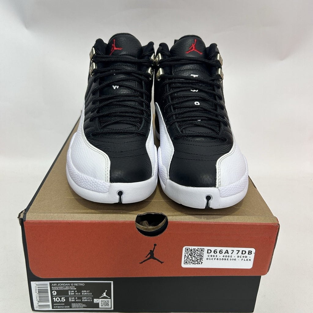 Nike Air Jordan 12 Retro OG “Playoff/Black White” CT8013-006 Men's 9 New