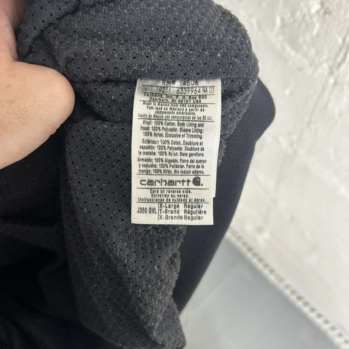 Y2K Carhartt Mesh-Lined Active Jacket “Gravel Grey” J360 GVL