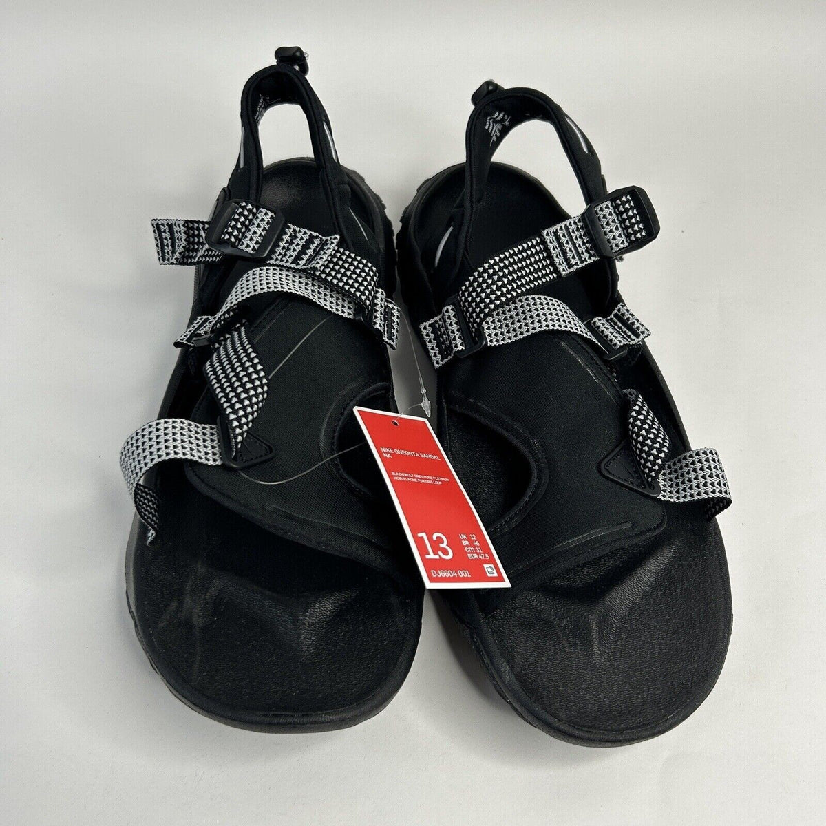 Nike Men's Oneonta “Black White” Nature Outdoors Sandals DJ6604-001 Men’s 13