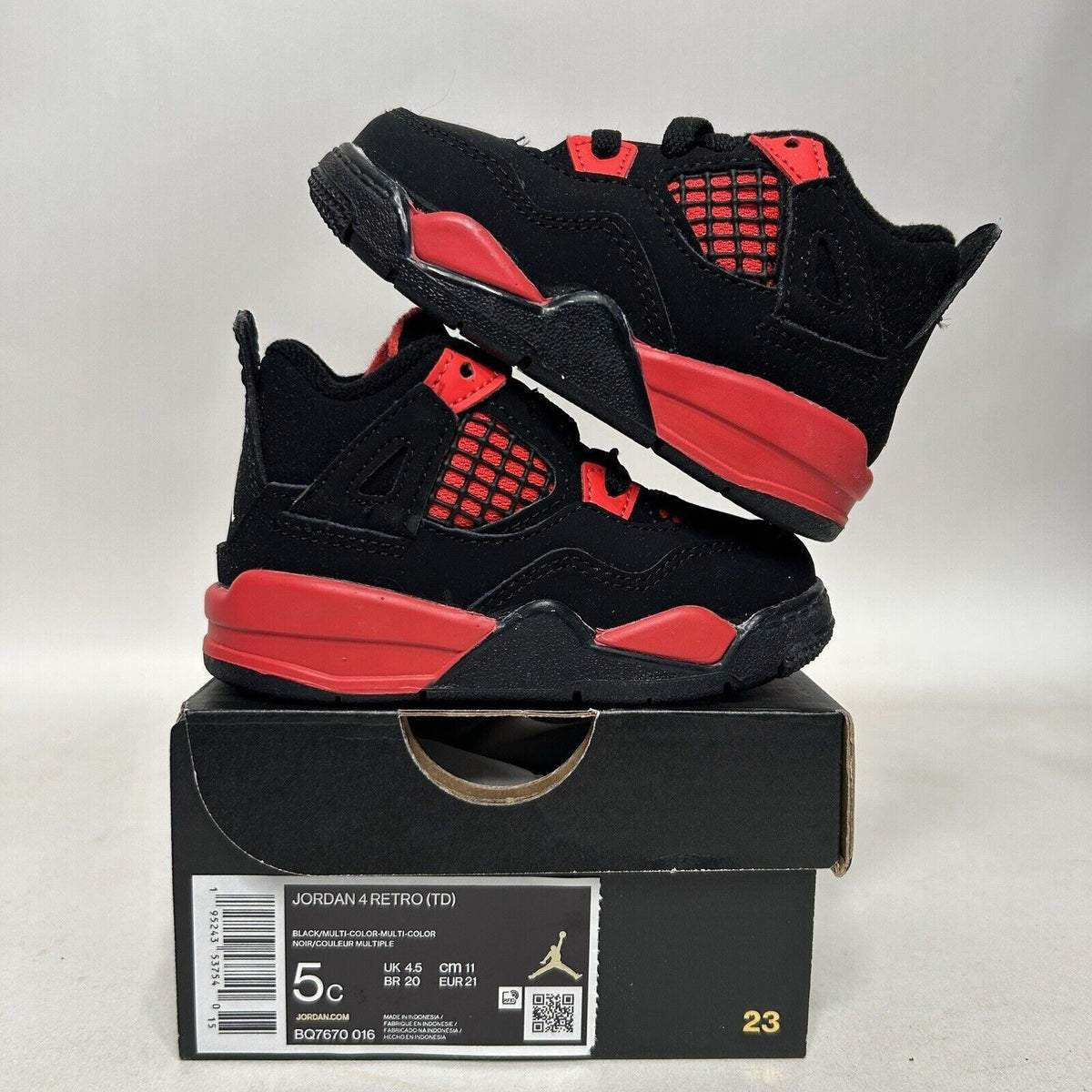 Nike Air Jordan 4 Retro TD “Red Thunder” 2024