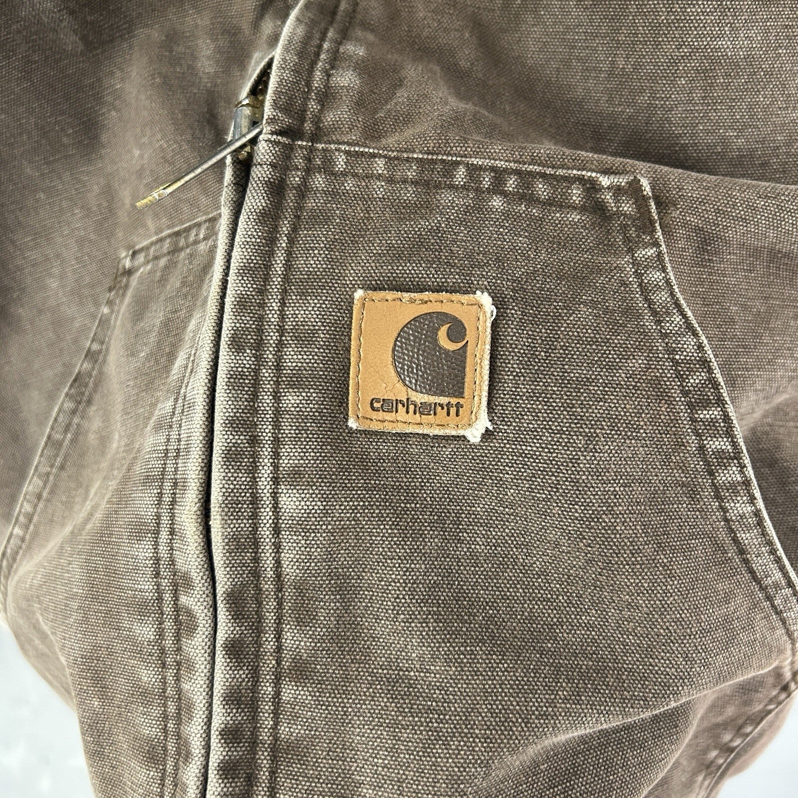 Vintage Carhartt Quilted Hooded Active Jacket “Chestnut” J130 CHT Men’s Medium