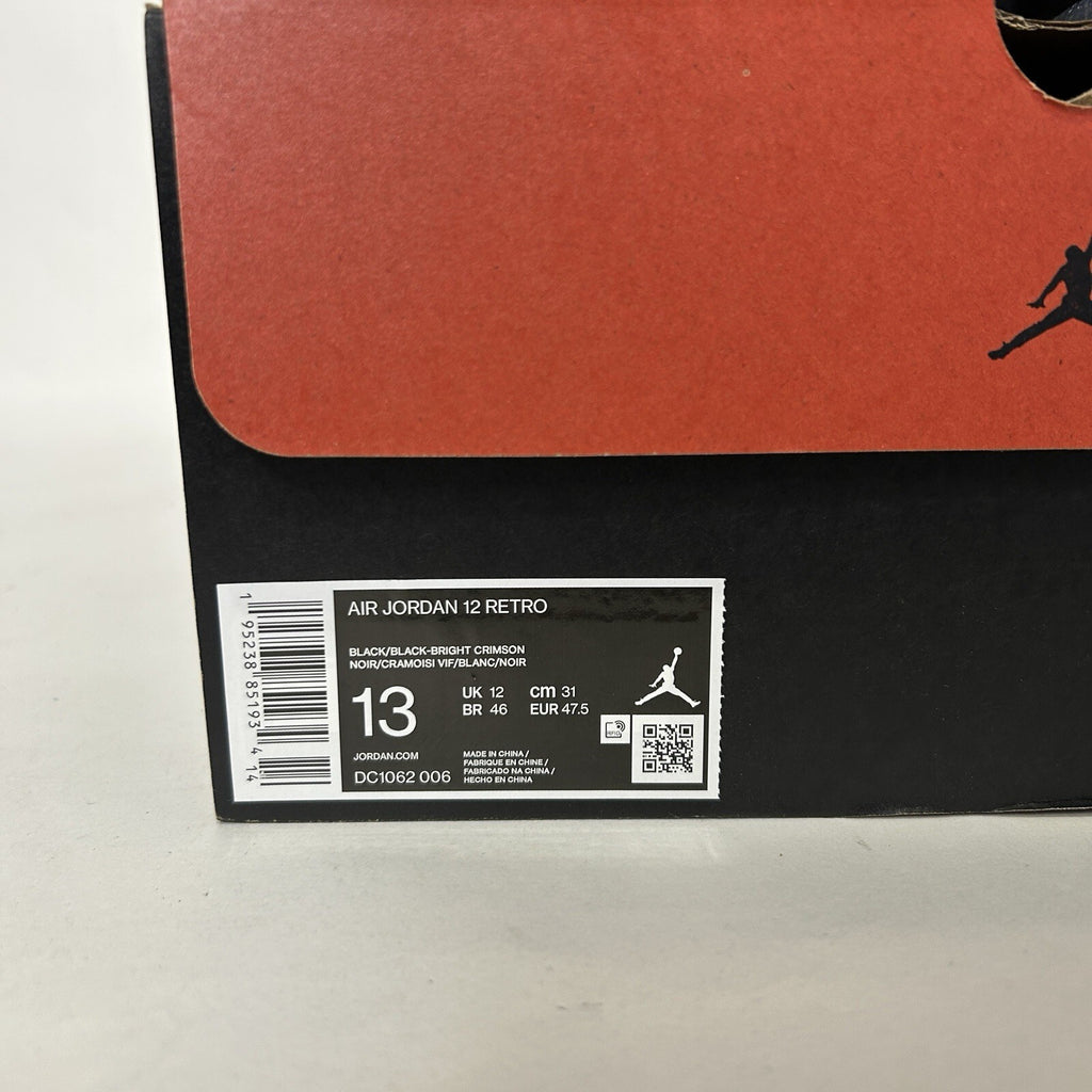 Nike Air Jordan 12 Retro Utility "Grind/Bright Crimson Black" DC1062-006 New