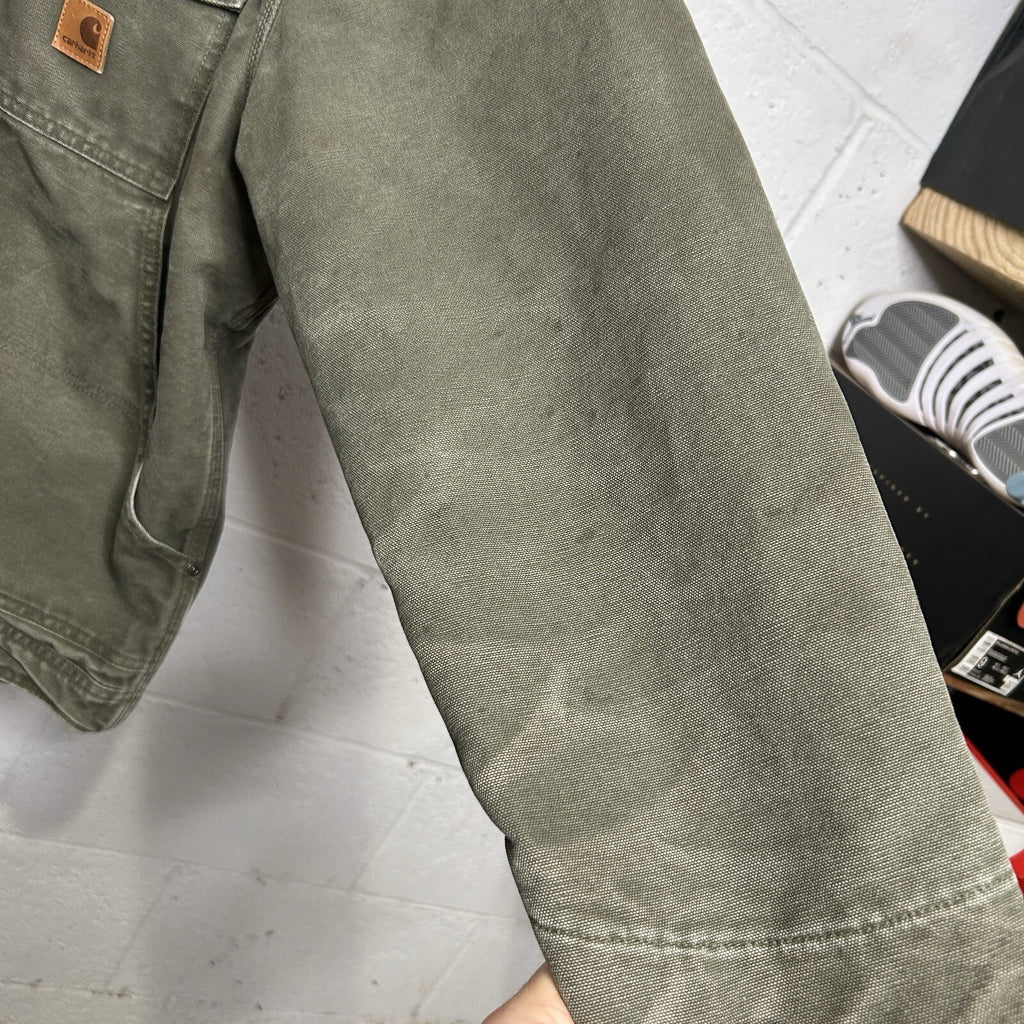 Carhartt Canvas Fleece-Lined Berwick Jacket “Moss Green” 101230-301 Men’s XL