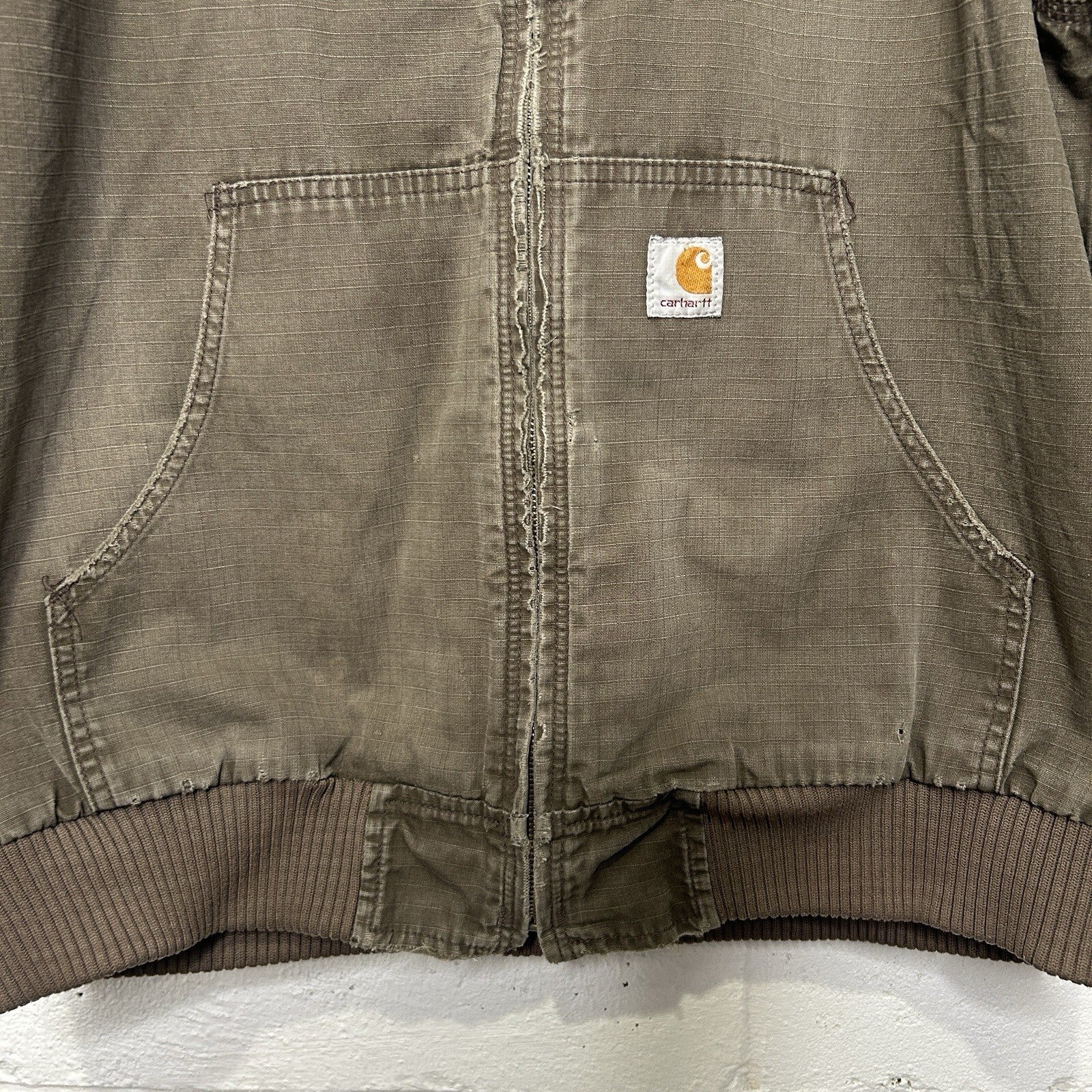 Vintage Carhartt Quilted Ripstop Active Jacket “Coffee Brown” 100108 909 Men’s L