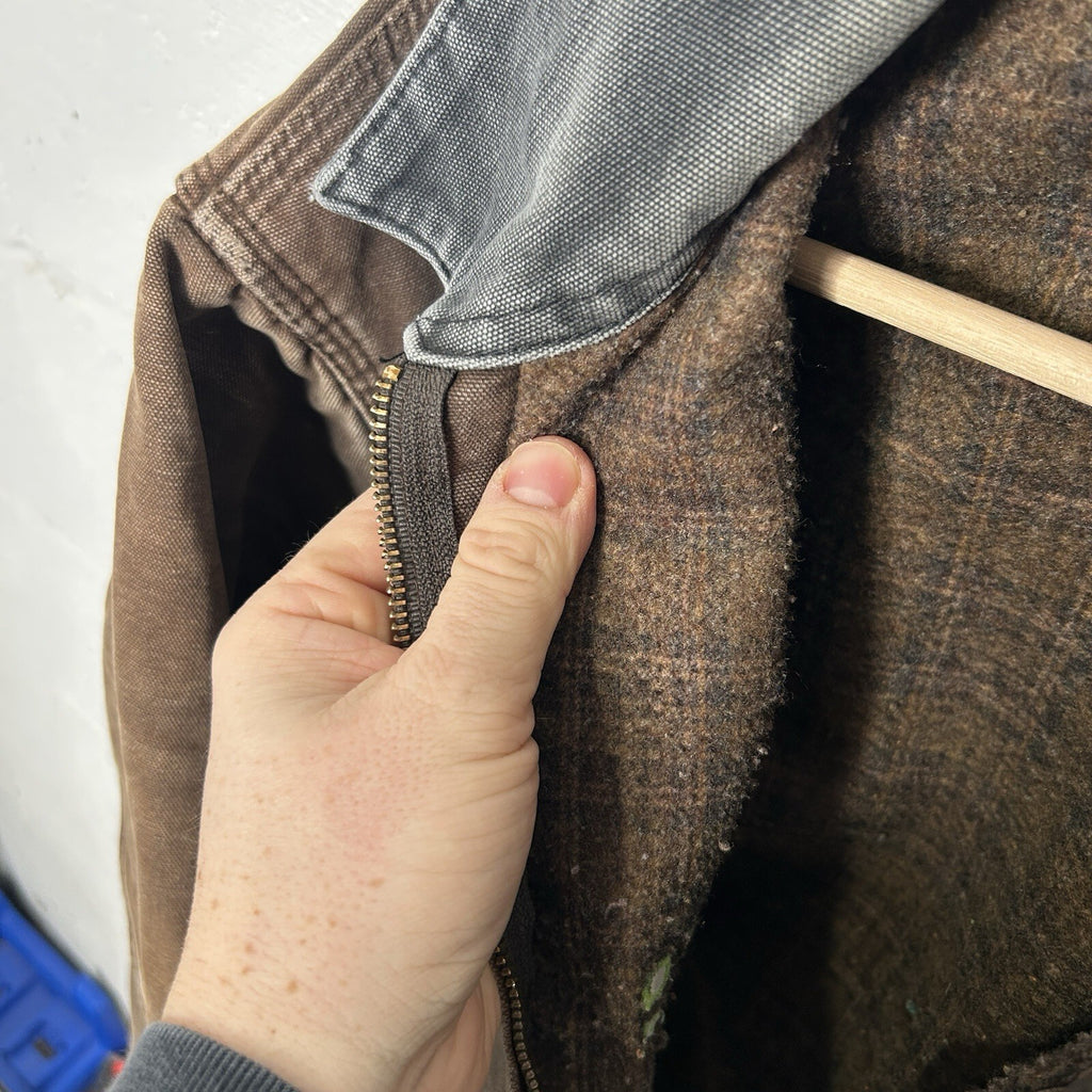 Vintage Carhartt Blanket-Lined Detroit Jacket “Dark Brown” J97 DKB Men’s Large