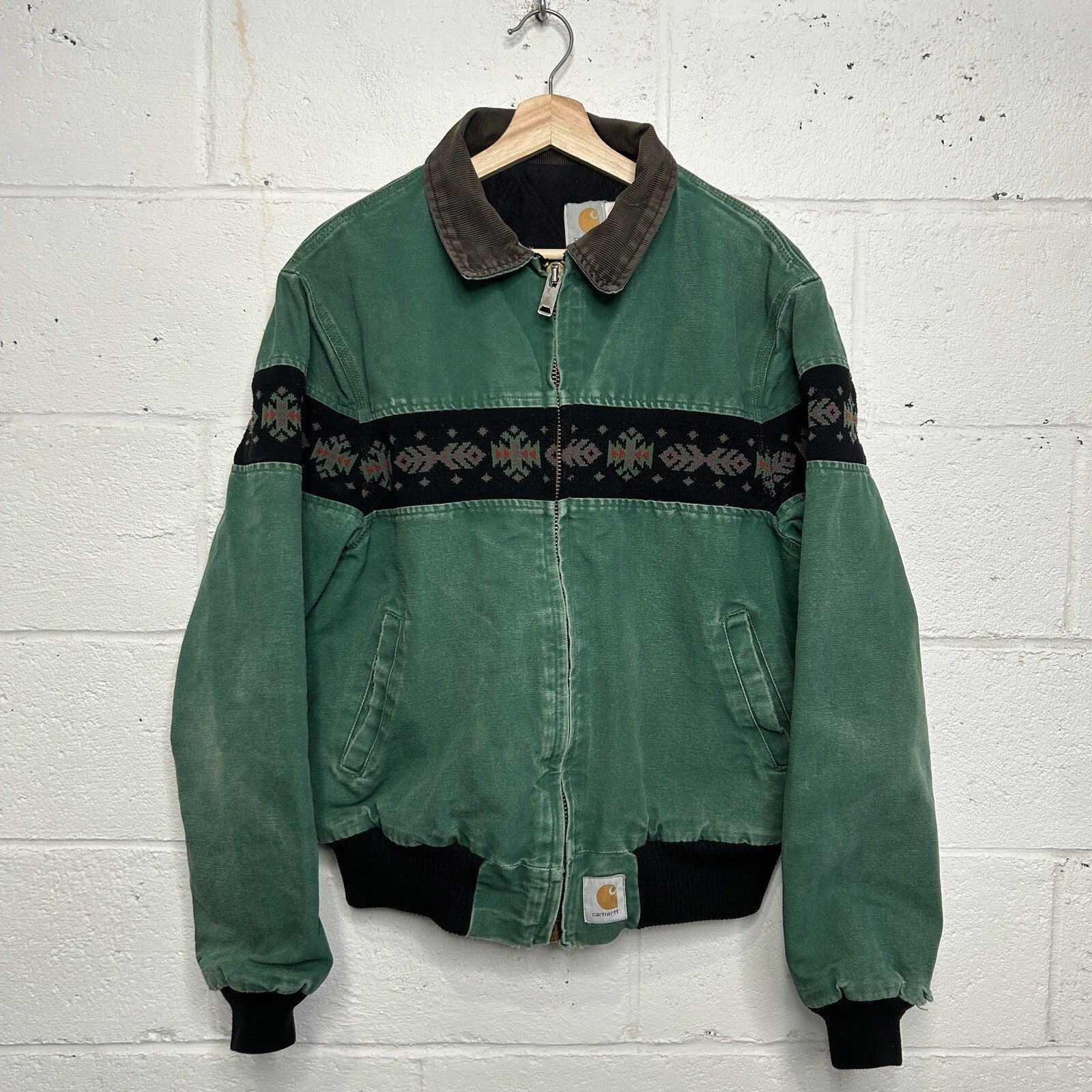 Vintage Carhartt Southwestern/Aztec Santa Fe Jacket “Cactus” JQ0458 Men’s Med
