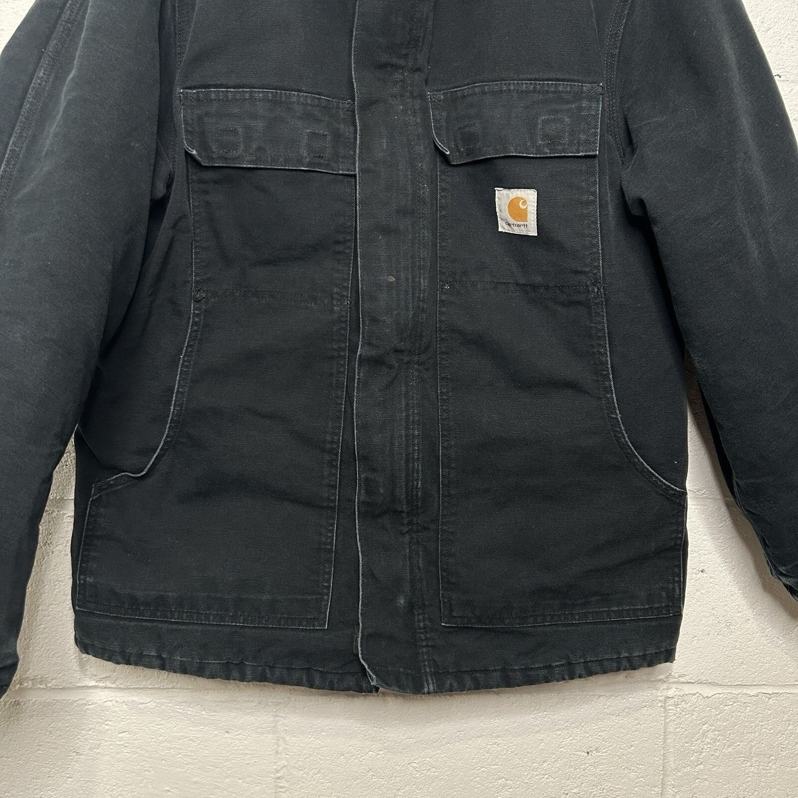 Vintage Carhartt Quilted Artic Jacket “Black” C03 BLK Men’s 42/Large Worn