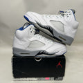 Nike Air Jordan 5 Retro “Stealth 2.0/White Blue Grey” DD0587-140 Men’s 8.5 Worn