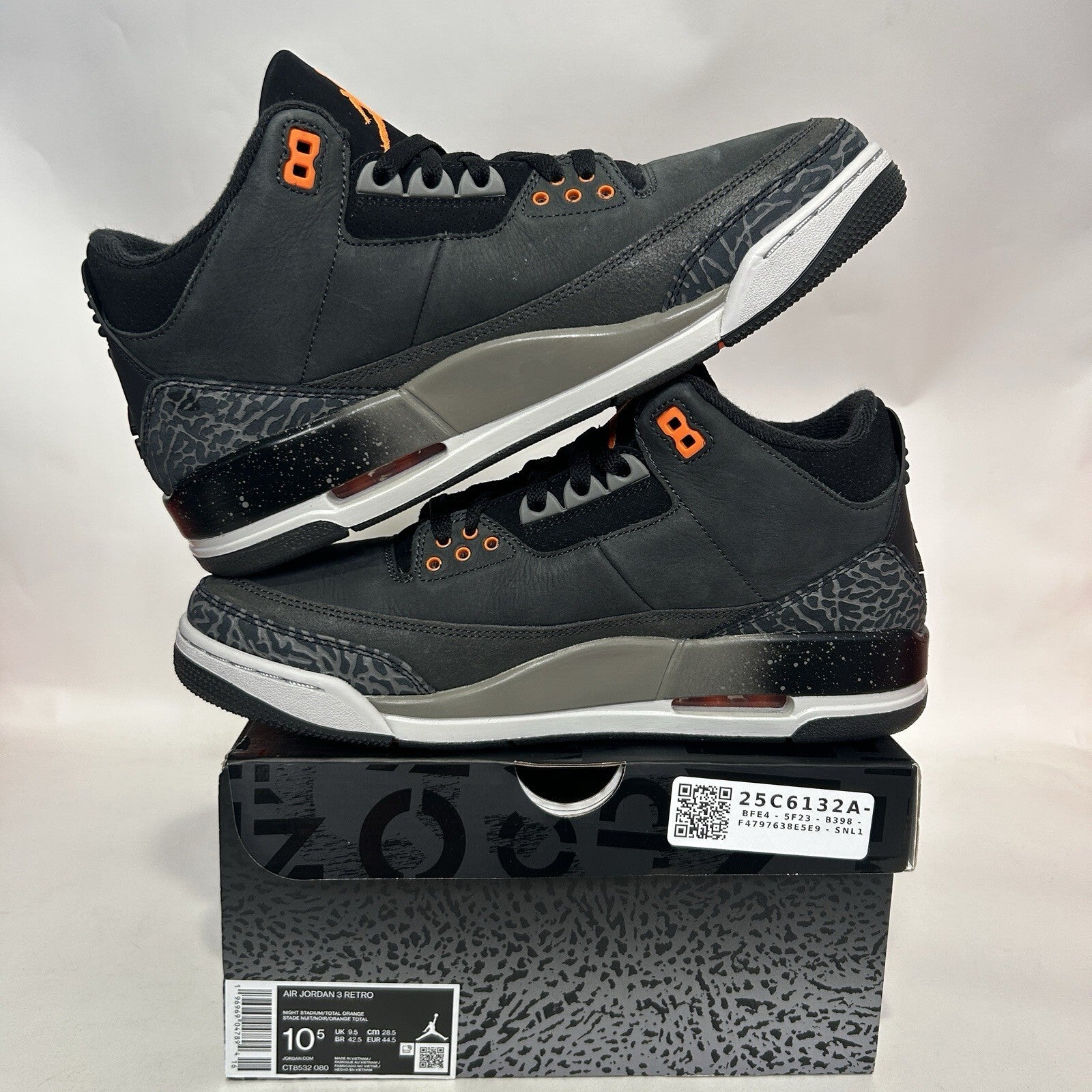 Nike Air Jordan 3 Retro OG “Fear Pack” CT8532-080 Men’s 10.5 New