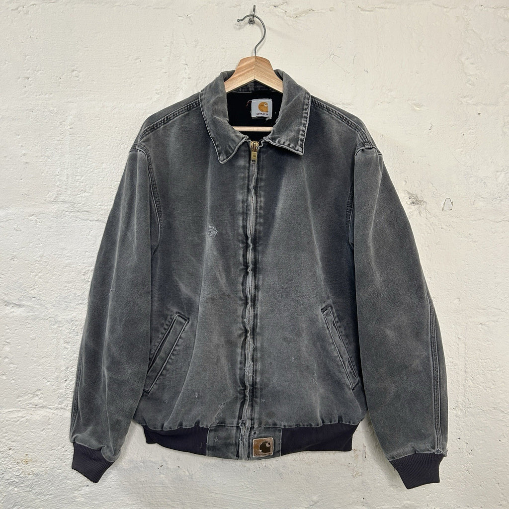 Vintage Carhartt Mesh-Lined Santa Fe Bomber Jacket “Petrol” J102 PTL Men’s Small