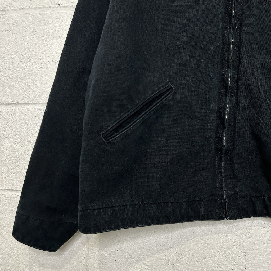 Y2K Carhartt Blanket-Lined Detroit Jacket “Black” Leupold Embroidery J001 BLK
