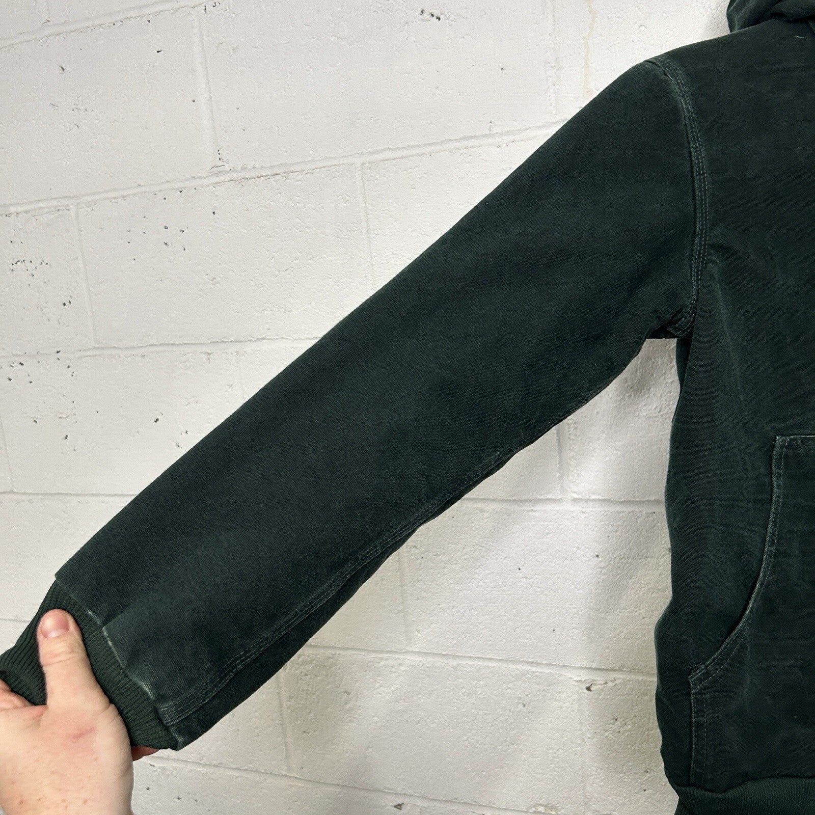 Vintage Carhartt Hooded Active Jacket “Spruce” YYJ159 SPC Youth XL/Women’s Small