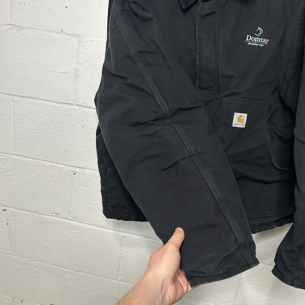 Y2K Carhartt Quilt-Lined Artic Jacket “Black” J002 BLK Men’s Large