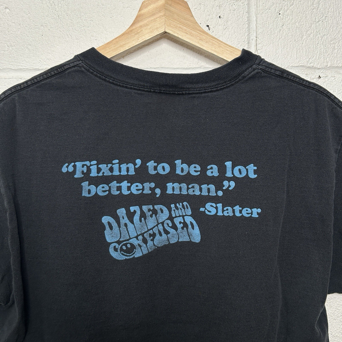 90’s Vintage Dazed And Confused Movie Promo T-shirt “Slater” Men’s Medium Worn