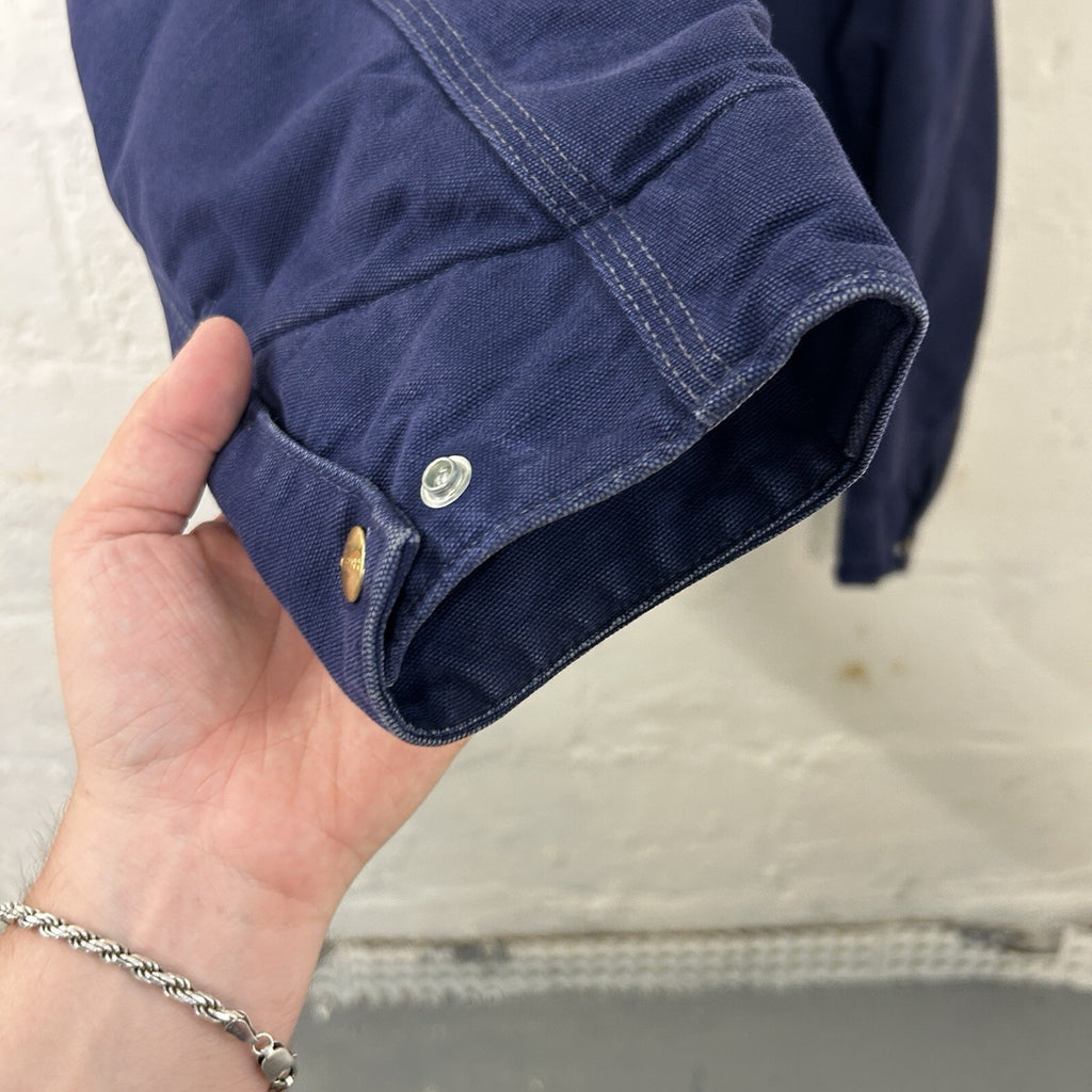 Vintage Carhartt Blanket-Lined Detroit Jacket “Dark Navy” JB242 Men’s X-Large