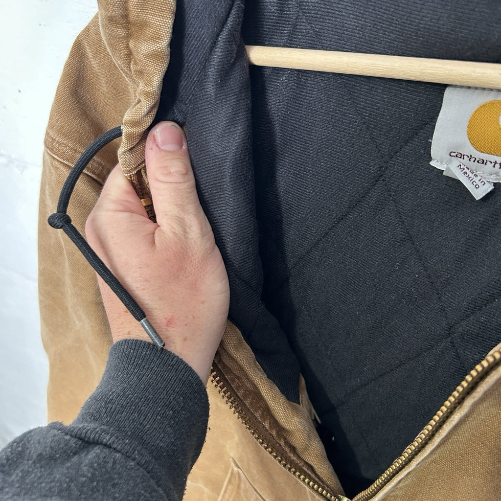 Carhartt Hooded Quilt-Lined Active Jacket “Brown” J130-211