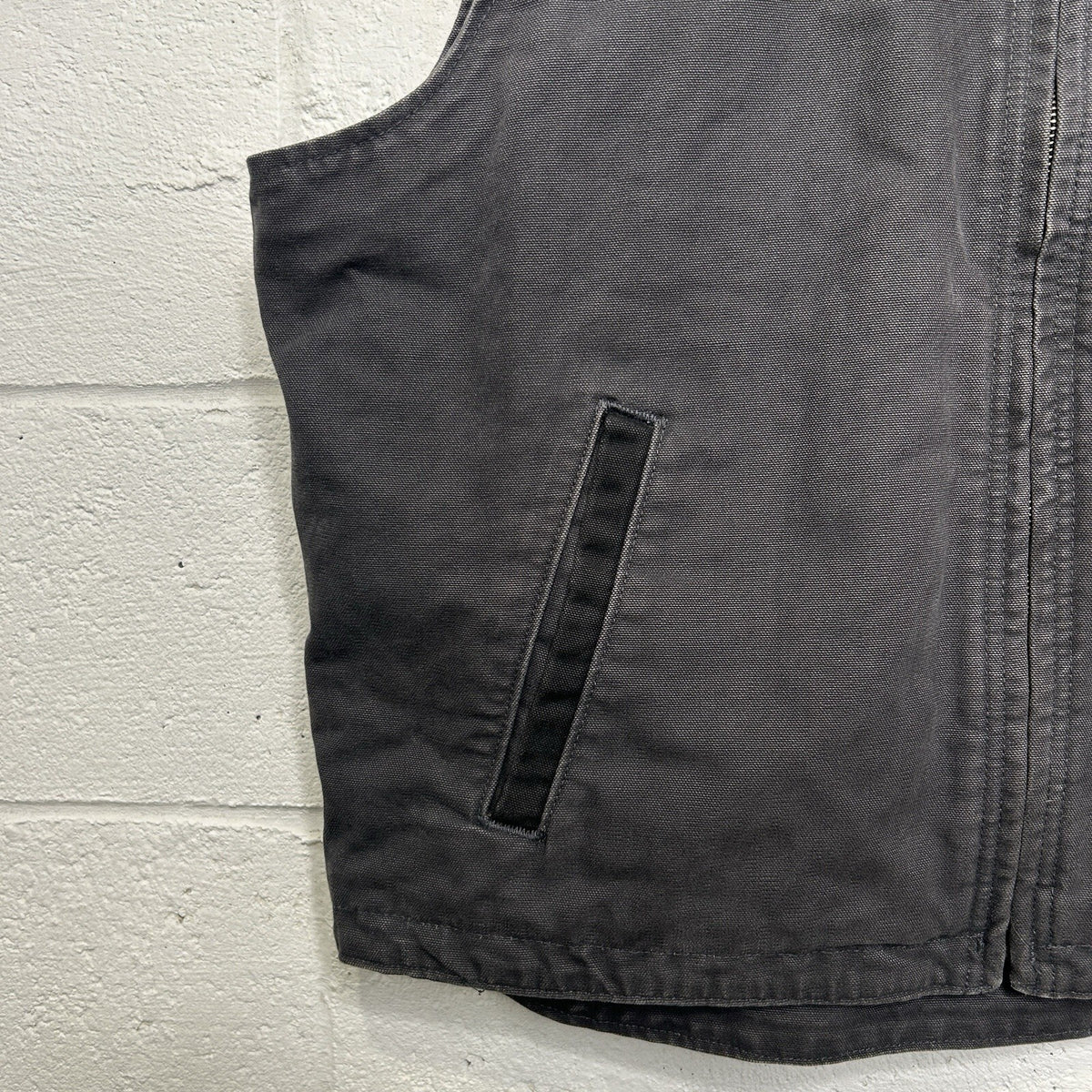 Carhartt Fleece-Lined Knoxville Hooded Vest “Shadow Grey”