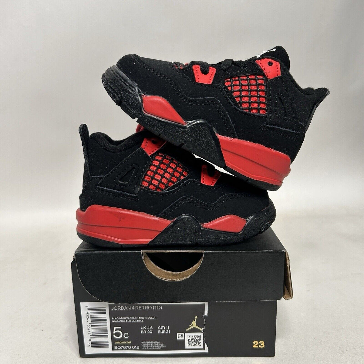 Nike Air Jordan 4 Retro TD “Red Thunder” 2024