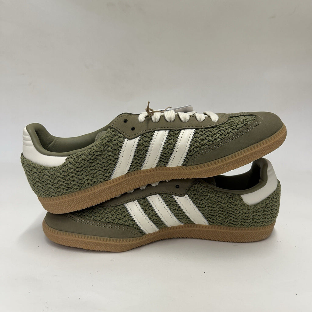 Adidas Samba OG Crochet Pack “Orbit Green” JR9447 Women’s 8.5 New