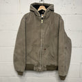 Carhartt Sandstone Quilted Hooded Active Jacket “Desert” J130 DES Men’s Medium