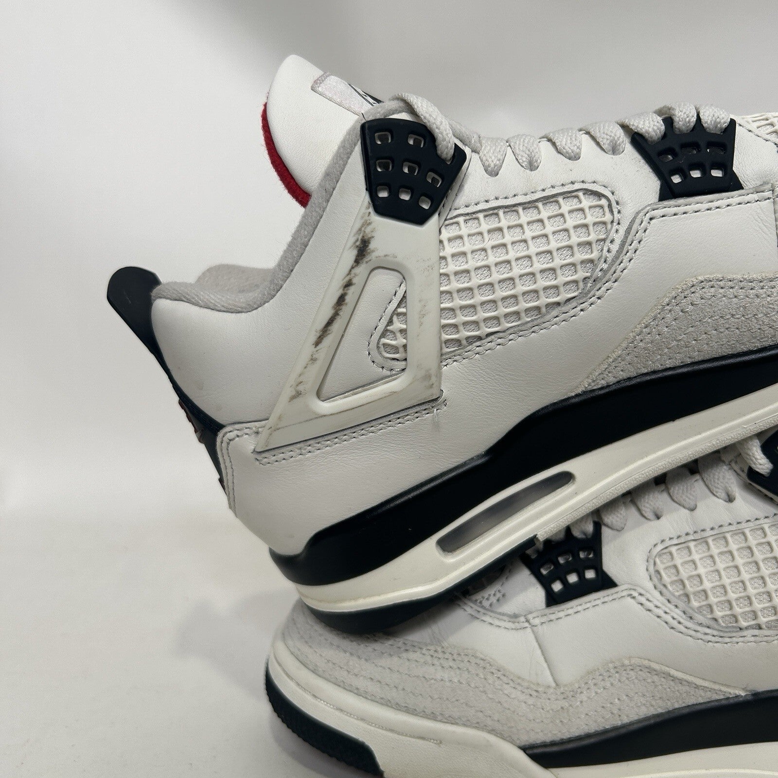 Nike Air Jordan 4 Retro OG FC “Sail Black University Red” IM4002-100 Men's 8