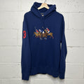 Polo Ralph Lauren Embroidered Triple Pony Pullover Hoodie “Navy” Men’s Large