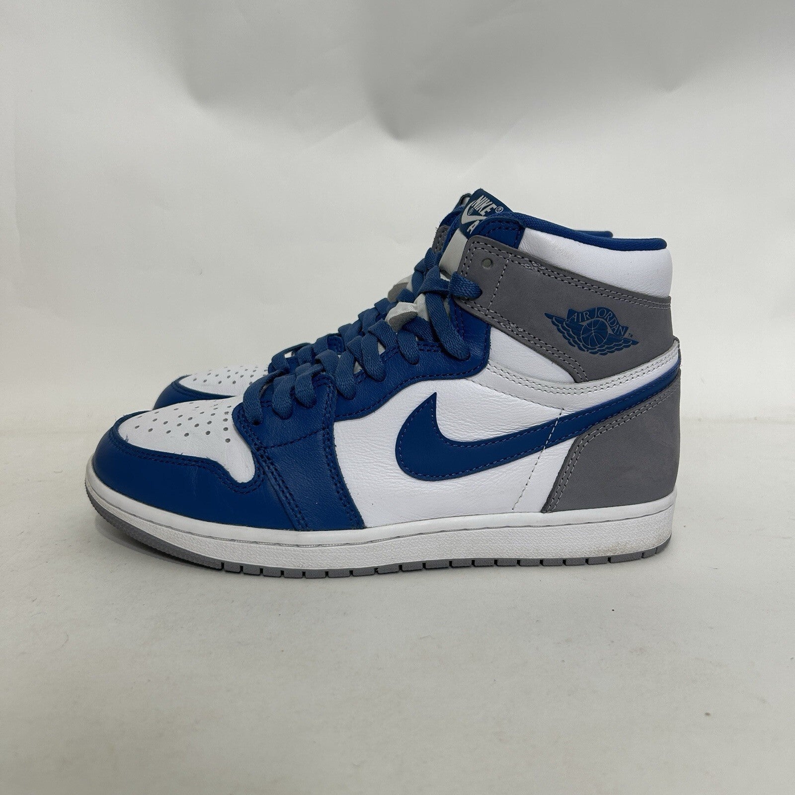 Nike Air Jordan 1 High Retro OG “True Blue White” Sneakers DZ5485-410 Men's 8