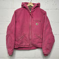 Y2K Carhartt Hooded Detroit Jacket “Watermelon Pink” WJ141