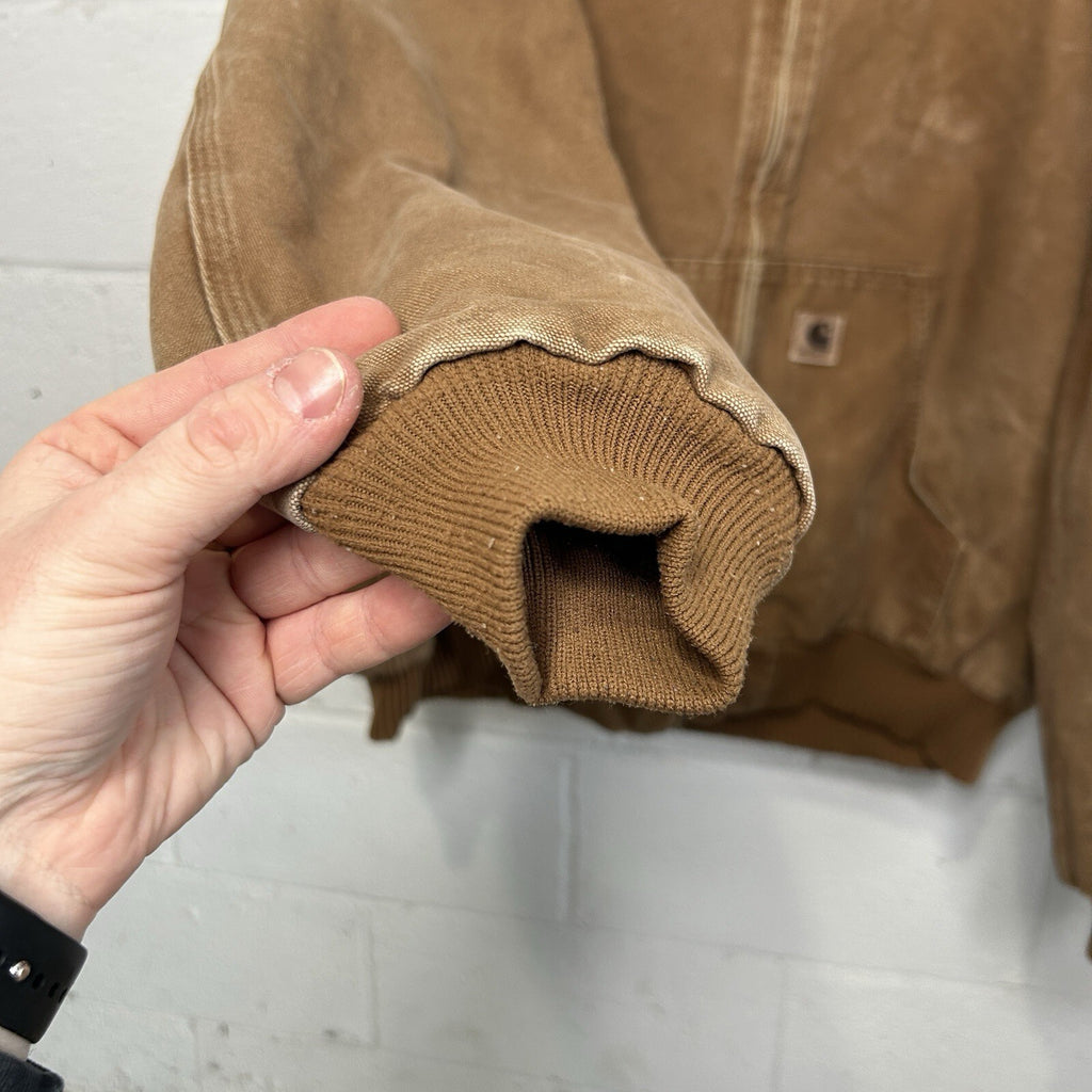 Carhartt Hooded Quilt-Lined Active Jacket “Brown” J130-211 Men’s X-Large