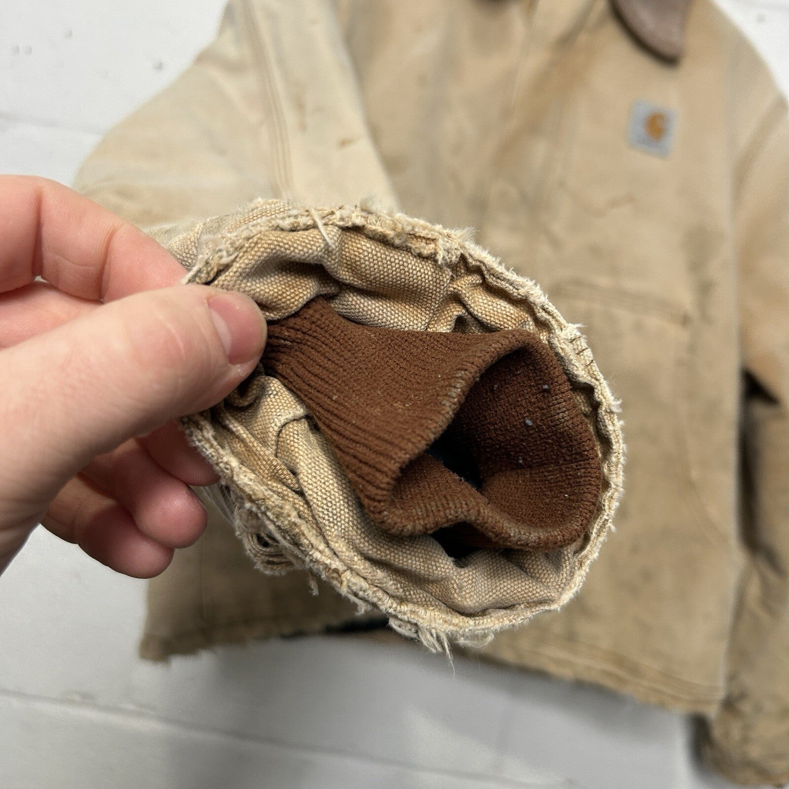 Vintage Carhartt Quilted Traditional Artic Jacket “Brown” J02 BRN Men’s Large