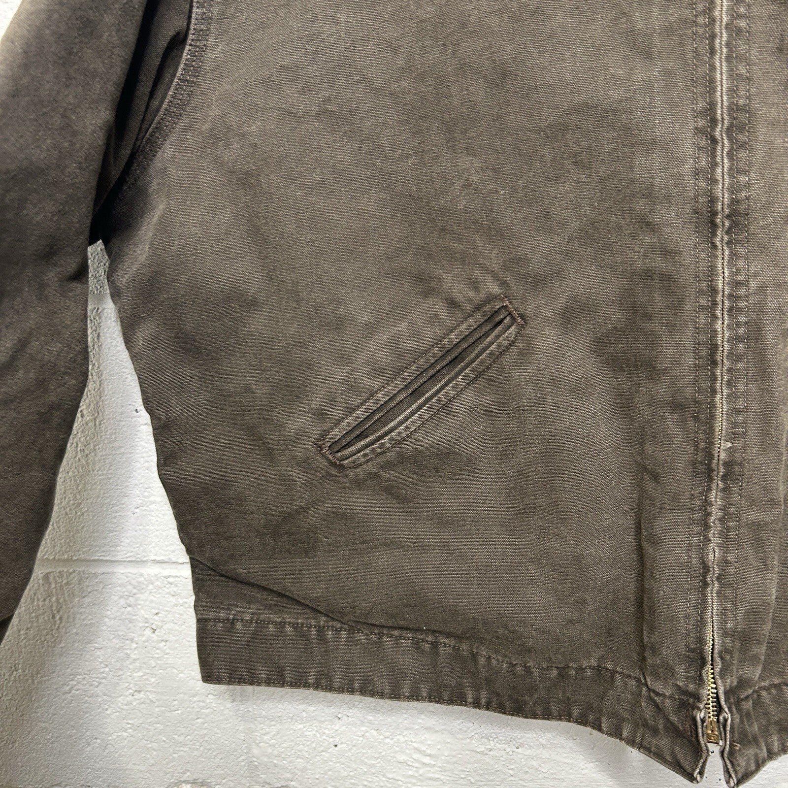 Vintage Carhartt Blanket-Lined Detroit Jacket “Timber” J97 TMB Men’s 2XL